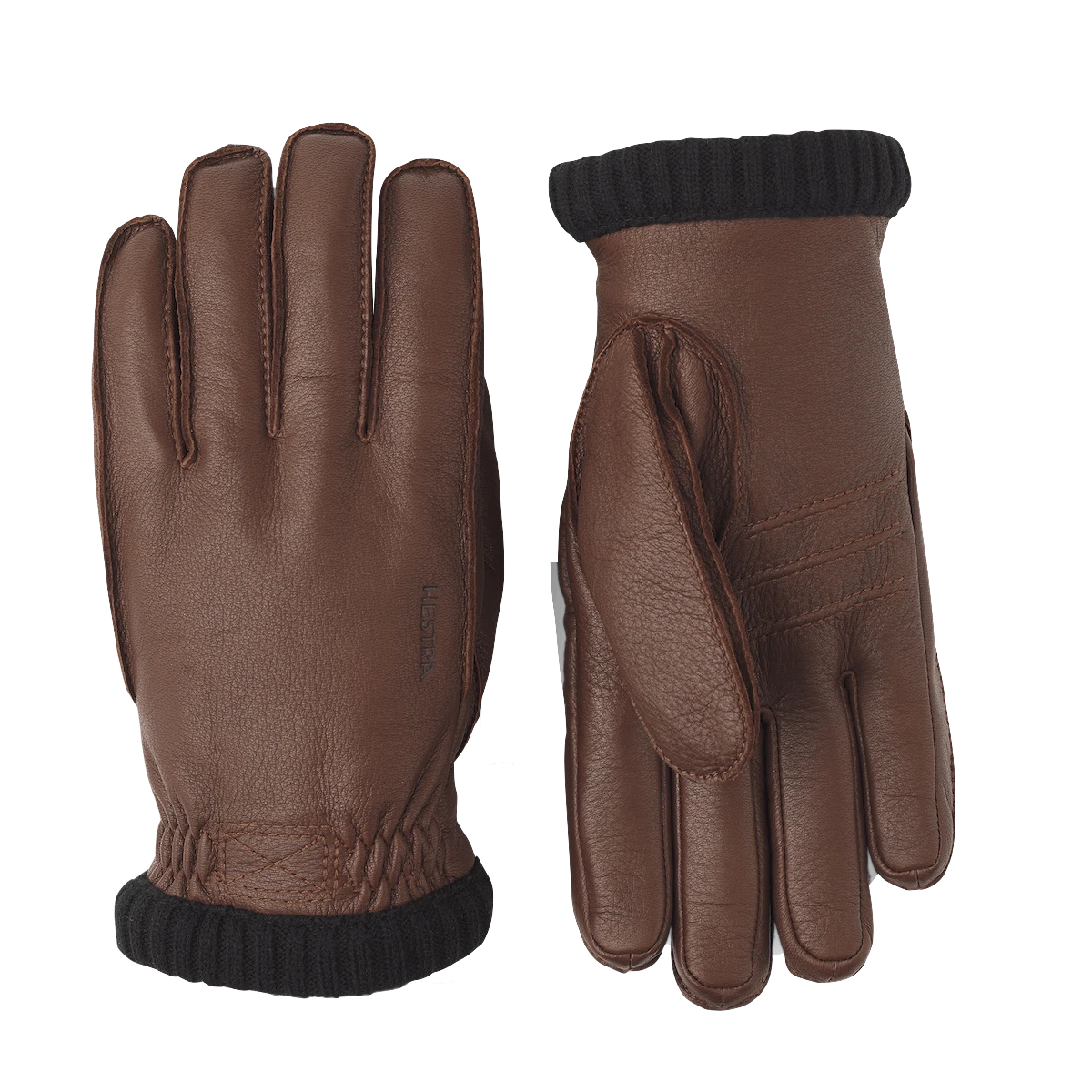 Hestra Deerskin Primaloft Rib 5-finger Handsker 1 Hestra Deerskin Primaloft Rib 5-finger Handsker