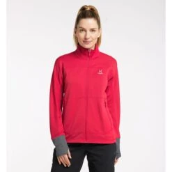 Haglöfs HAGLÖFS Betula Dame Mellemlager Jakke - Scarlet Red/Magnetite - Dame 8 Haglöfs HAGLÖFS Betula Dame Mellemlager Jakke - Scarlet Red/Magnetite - Dame -Ski Doo Salgsbutik 6050664nd f21 mf m1 grey