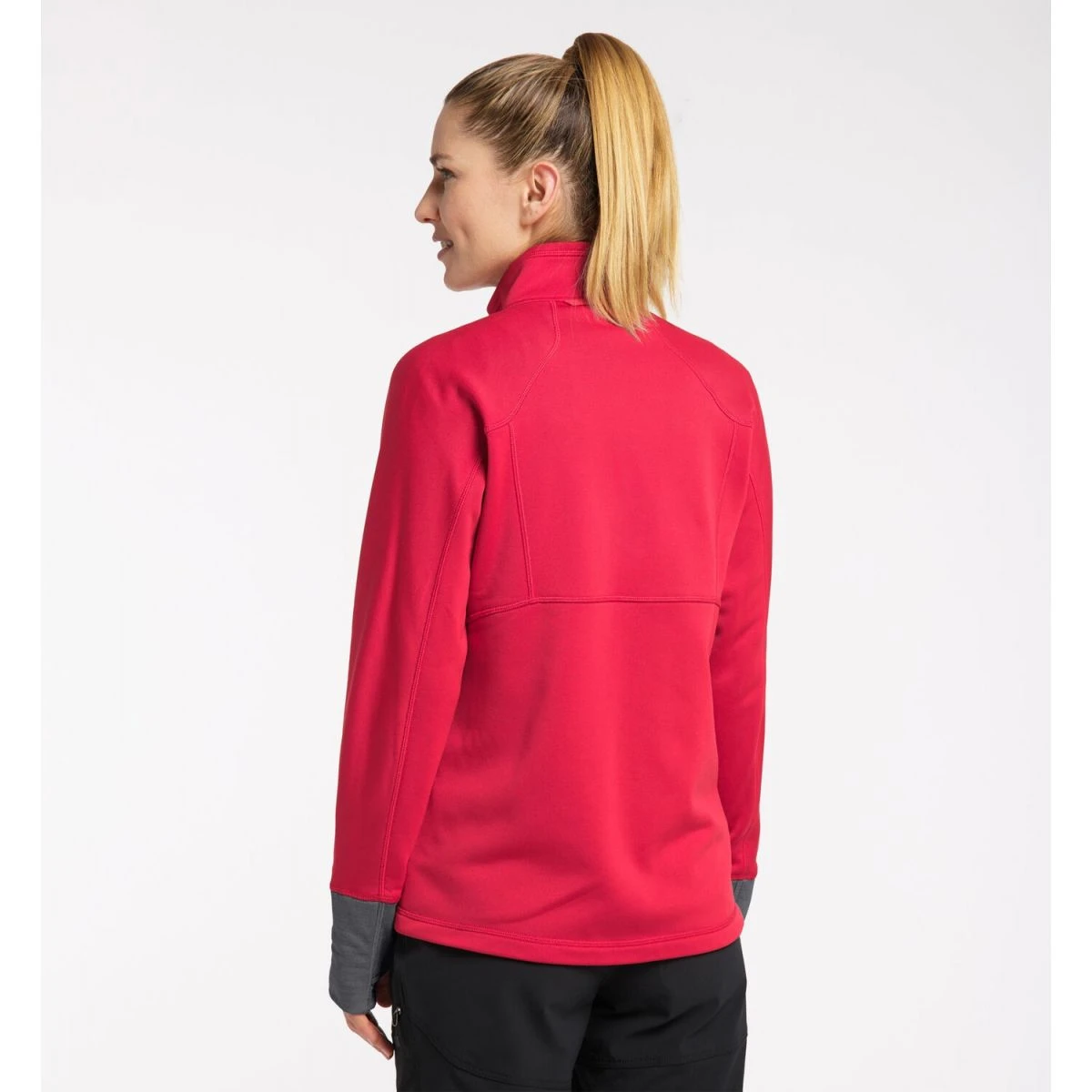 Haglöfs HAGLÖFS Betula Dame Mellemlager Jakke - Scarlet Red/Magnetite - Dame 4 Haglöfs HAGLÖFS Betula Dame Mellemlager Jakke - Scarlet Red/Magnetite - Dame - Billede 4