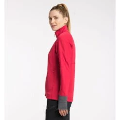 Haglöfs HAGLÖFS Betula Dame Mellemlager Jakke - Scarlet Red/Magnetite - Dame 10 Haglöfs HAGLÖFS Betula Dame Mellemlager Jakke - Scarlet Red/Magnetite - Dame -Ski Doo Salgsbutik 6050664nd f21 mf m3 grey