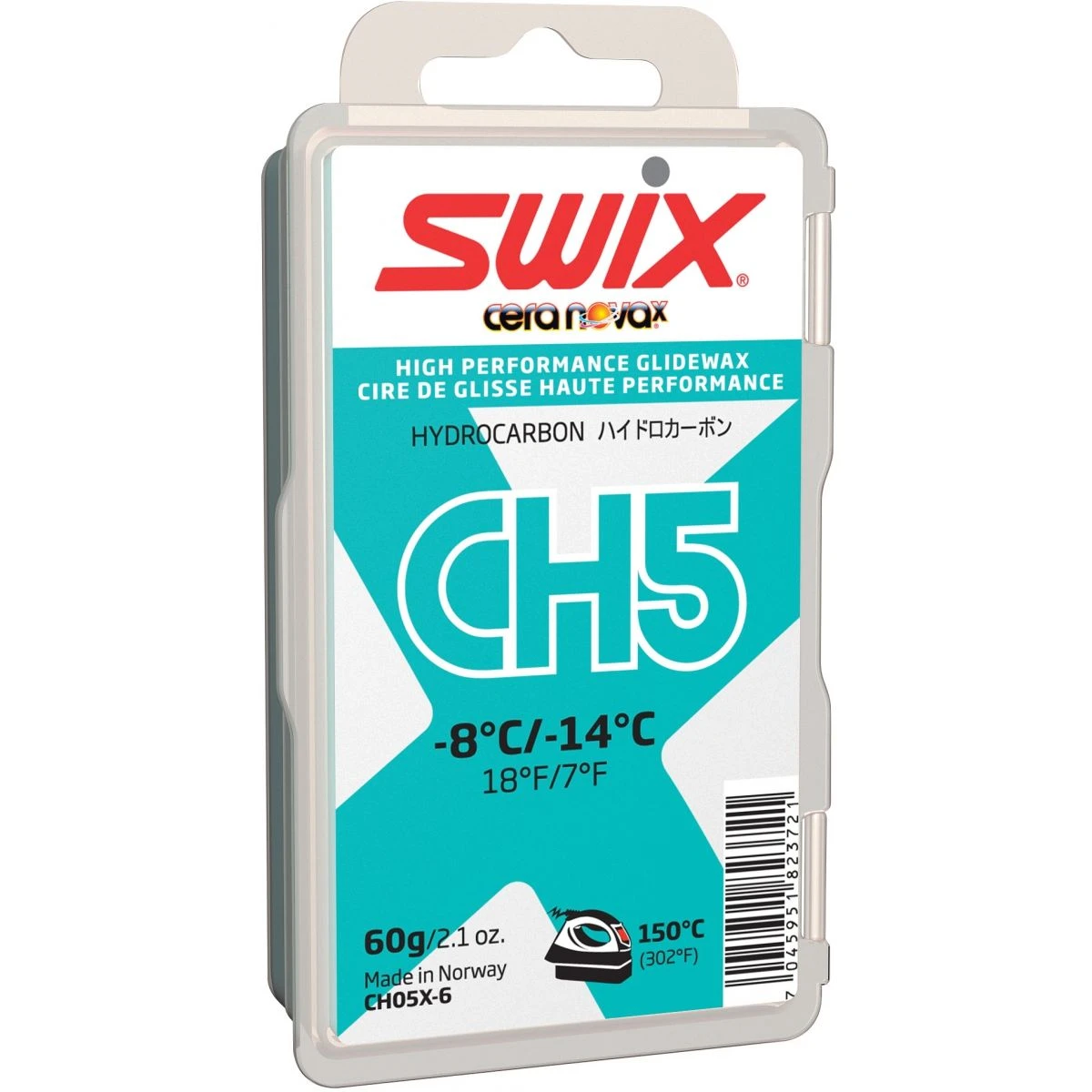 Swix CH5X Turquoise, -8 °C/-14°C, 60g 1 Swix CH5X Turquoise, -8 °C/-14°C, 60g