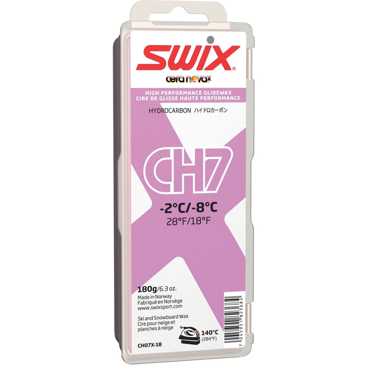 Swix CH7X Violet, -2 °C/-8°C, 180g 1 Swix CH7X Violet, -2 °C/-8°C, 180g