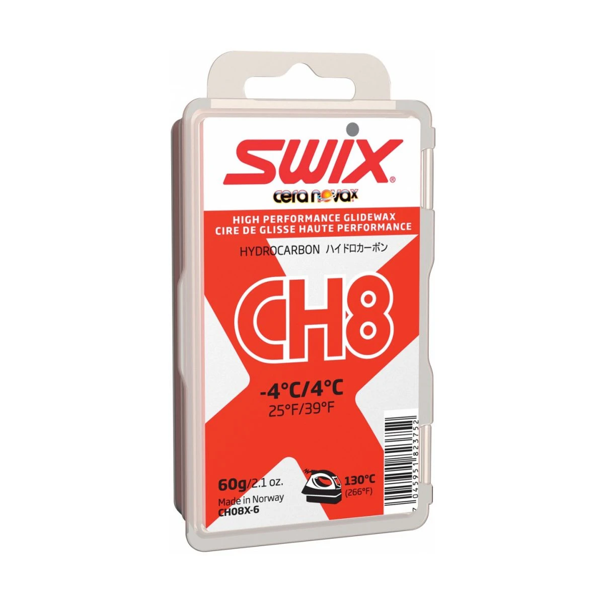 Swix CH8X Red, -4°C/4°C, 180g 1 Swix CH8X Red, -4°C/4°C, 180g