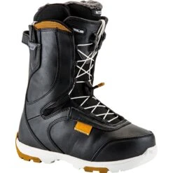 Nitro Crown TLS Black Buckskin Dame Snowboardstøvle Str. 23.0