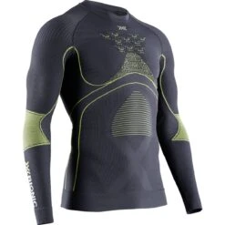 X-bionic Energy Accumulator 4.0 Shirt - Charcoal/Yellow