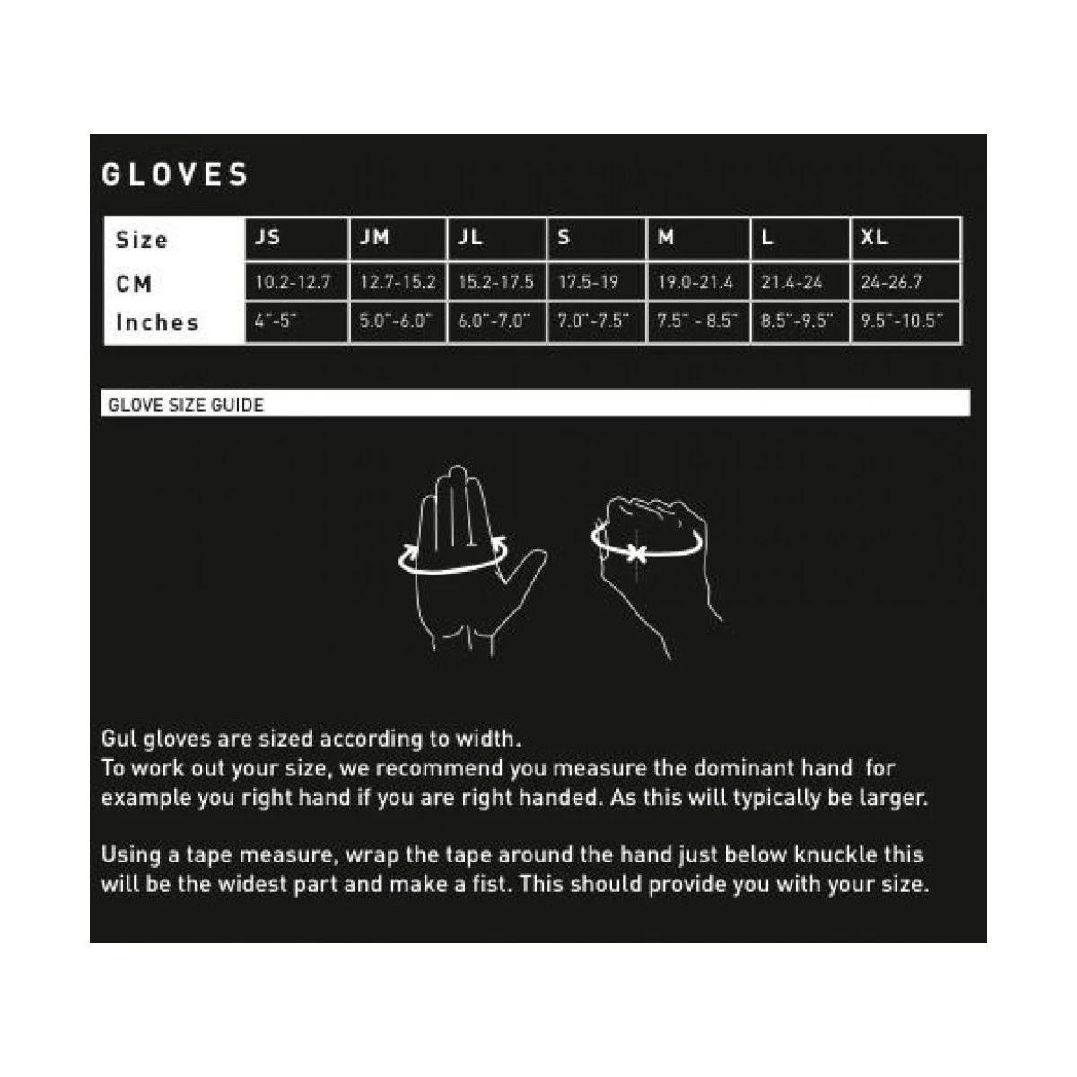 GUL Power Glove 5mm 4 GUL Power Glove 5mm - Billede 4