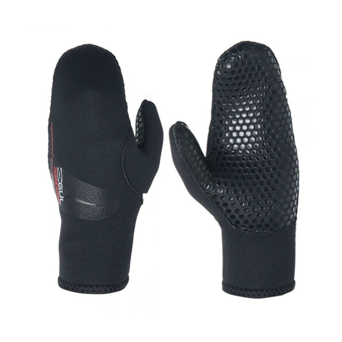 Gul Power Mitt 3mm Neopren Luffe 1 Gul Power Mitt 3mm Neopren Luffe