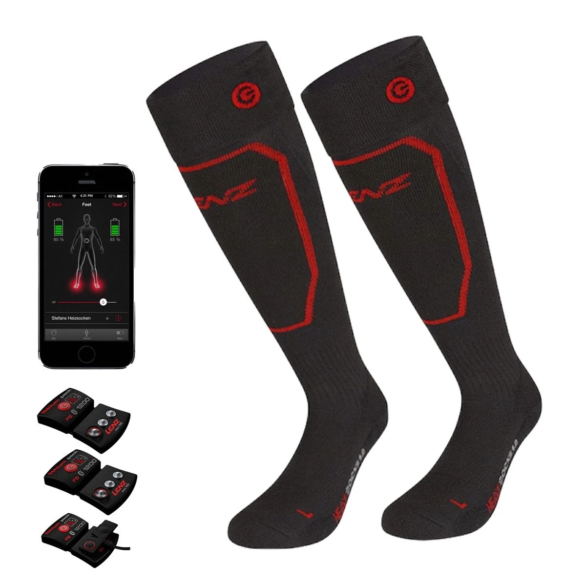 Lenz Heat 1.0 Varmesokker + Batteri 1 Lenz Heat 1.0 Varmesokker + Batteri