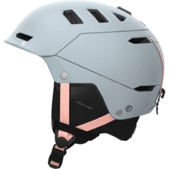 Salomon Husk Pro Skihjelm - Dame -Ski Doo Salgsbutik l41528400 6 gho husk pro wrough iron pink 1