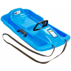 K2 Snowfox Bobslæde Kælk Med Rat - Blå